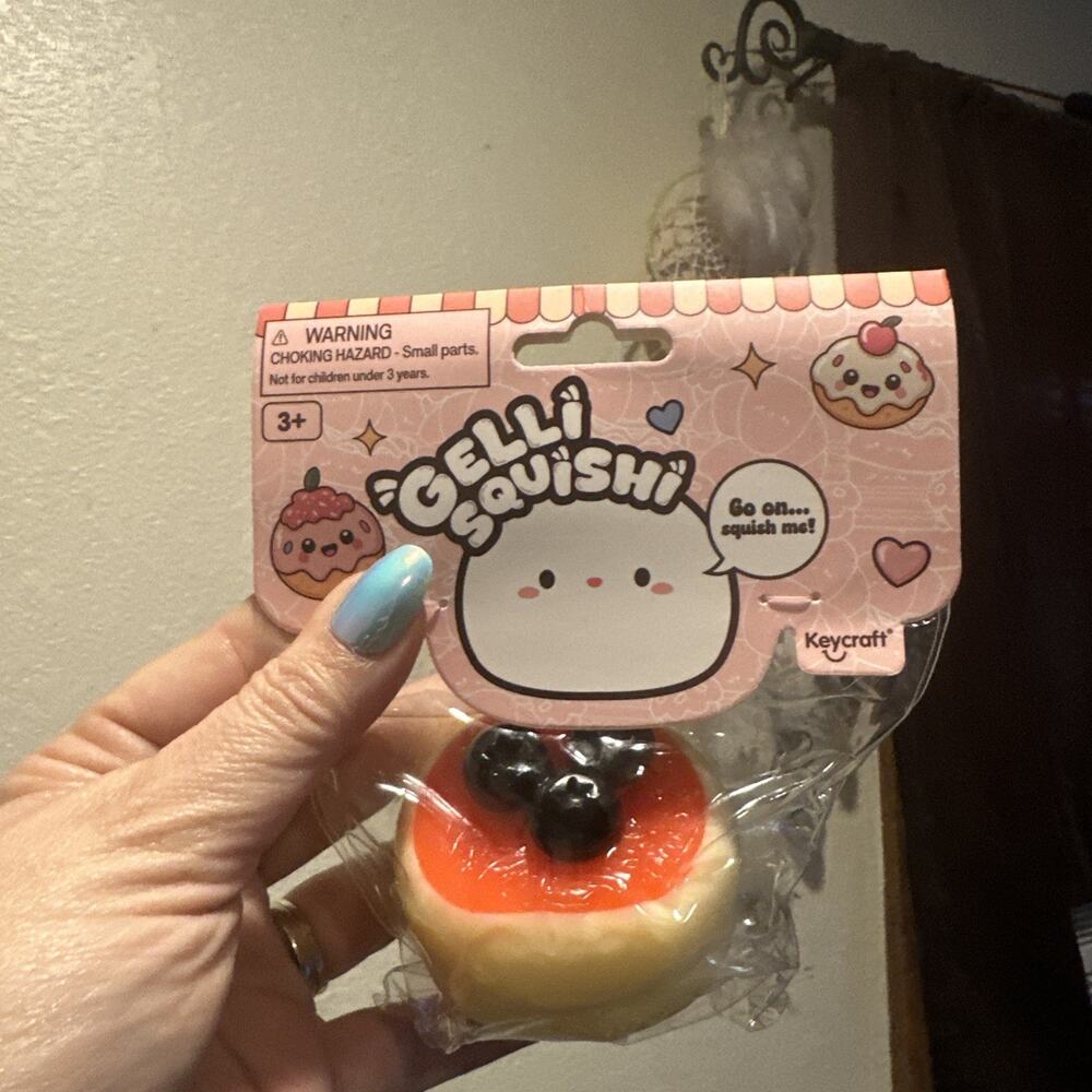 Keycraft Gelli Squishi Dessert Squishies Stress Toy Cake Dessert